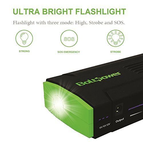 Bolt Power D28Ultimate 500 Peak Amps Car Battery Jump Starter with