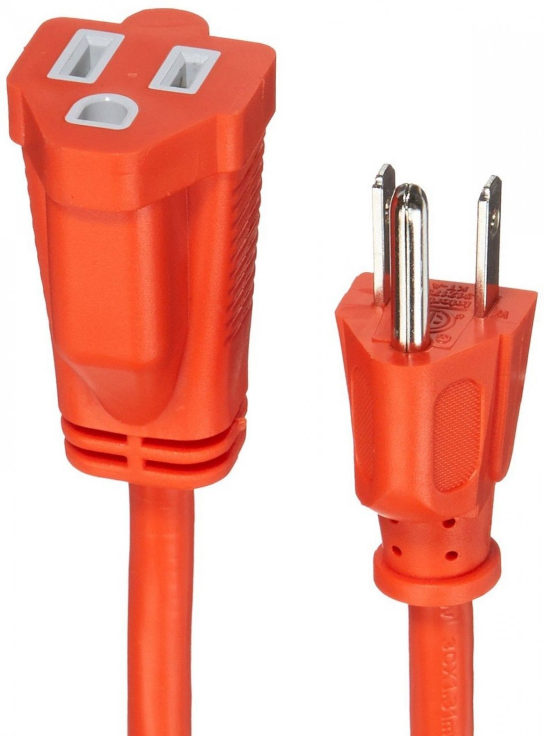 AmazonBasics 16/3 Vinyl Outdoor Extension Cord 100 Feet (Orange) 100 ft