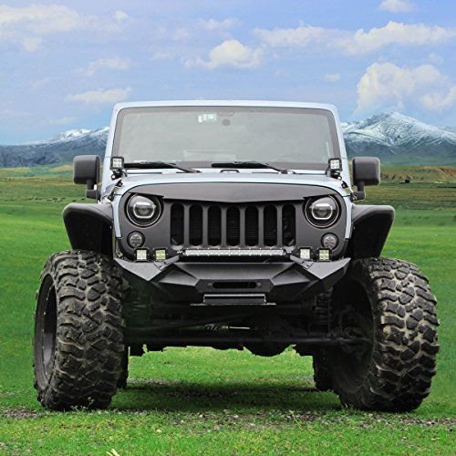 Esright Front Matte Grille Angry Bird Grid Grill For Jeep