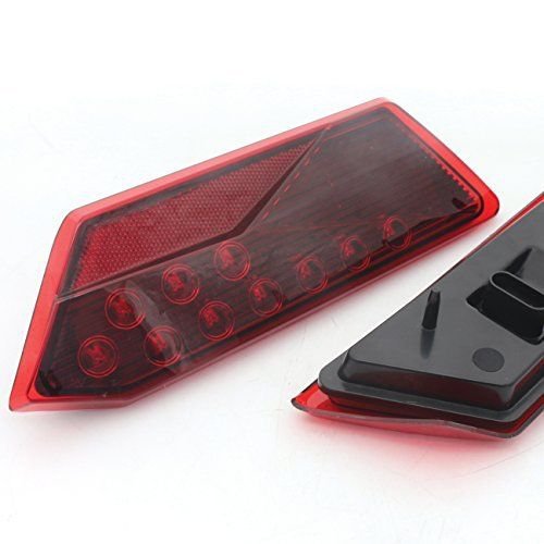 Pair LED Tail Light Rear Lamp Replacement for POLARIS 2014 2016 RZR