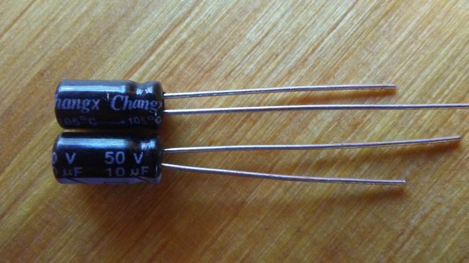 2pcs 10uF 50v Electrolytic capacitor