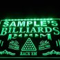 Name Personalized Custom Billiards Pool Bar Room LED Neon Light Sign