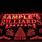 Name Personalized Custom Billiards Pool Bar Room LED Neon Light Sign