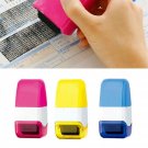 1Pcs Guard Your ID Roller Stamp SelfInking Stamp Messy Code Security Office