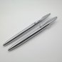 Custom Mini Stylo Metal 0.5mm Ballpoint Pen Logo Mini Luxury Black Ink Sliver