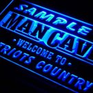 Name Personalized Custom Man Cave Patriots Country Pub Bar Beer Neon