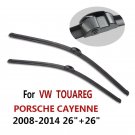 Car Windshield Blades For VW TOUAREG PORSCHE CAYENNE 2 Pieces/lot 26''26'' Inch