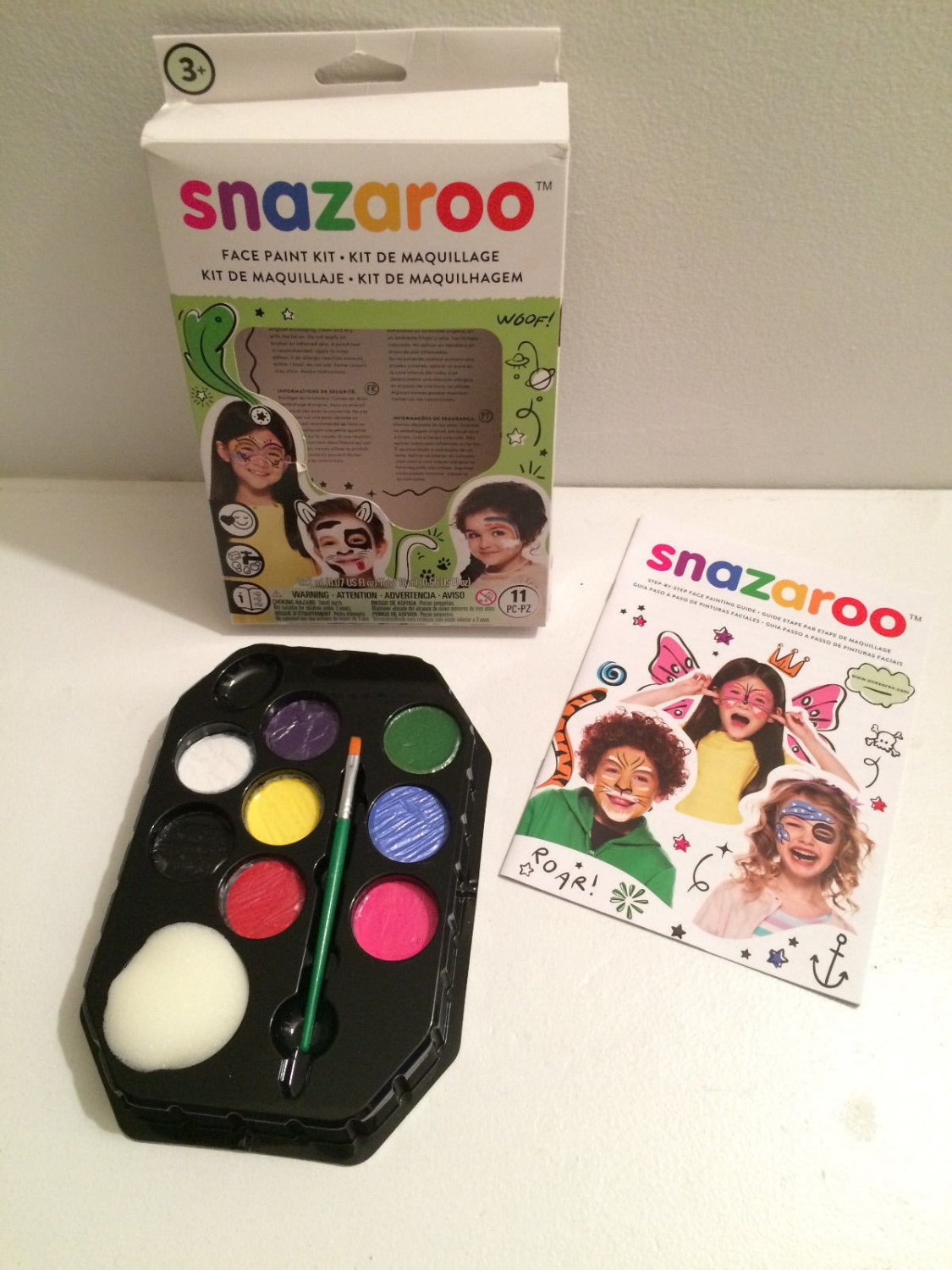 Snazaroo Face Paint Palette Kit, Unisex