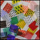 Mixed Designs baggies 1.25 x 1.25" Apple 125125 mini ziplock bags 1000