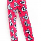Ladies elastic wasitband pajama bottoms
