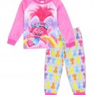 Girls trolls 4-10 2pc plush pajama set