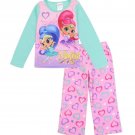 Girls shimmer & shine 4-8 2pc fleece pajama set