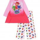 Girls pj masks 4-8 2pc pajama set w/ cape