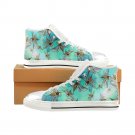 Watercolour Bees Women's Classic High Top Canvas Shoes