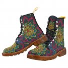 Flower Jeans Martin Boots For Women