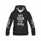 Being Uncool is the New Cool All Over Print Hoodie for Men (USA Size)