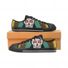 Day of the Dead Skull 4 Men's Classic Canvas Shoes