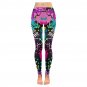 Abstract Heart Seamless Pattern Low Rise Leggings (Invisible Stitch)