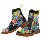 Dog In The Style of Pop Art Martin Boots For Men