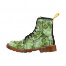 Green Skull Martin Boots For Women