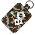 Obscenity Leather Keychain (For The Love Of Camouflage)