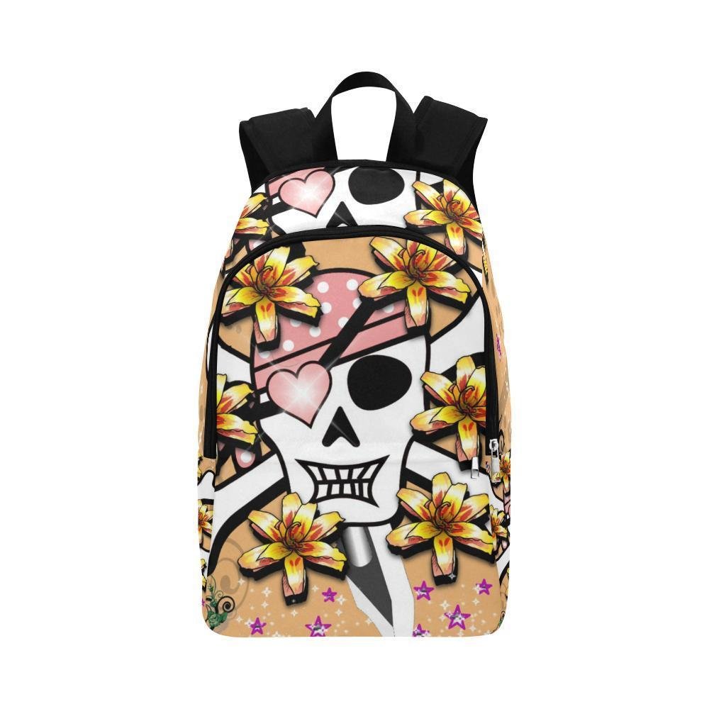 Le Skull Fabric Backpack