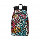 Graffiti Curves Fabric Backpack