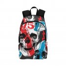 Racer Skull Fabric Backpack