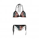 American Flag Eagle Custom Bikini Swimsuit