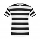 Black And White Stripe All Over Print T-Shirt for Men (USA Size)