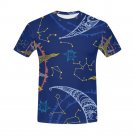 Sun Moon and Zodiac Seamless Composition All Over Print T-Shirt for Men (USA Siz