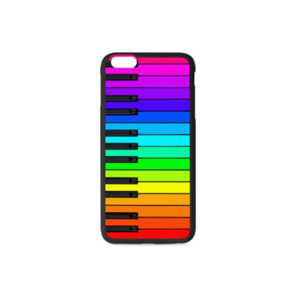 Rainbow Piano Keyboard Case for iPhone 6/6s Plus