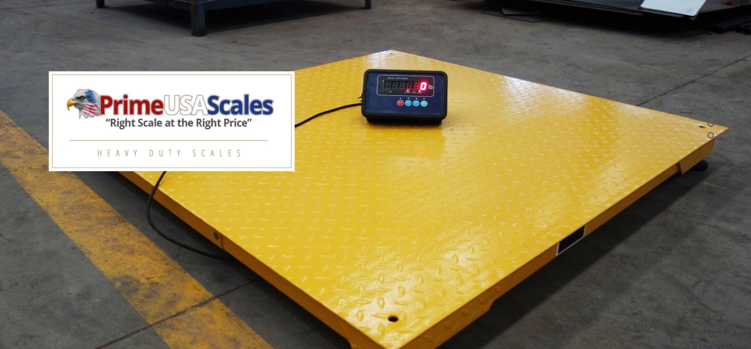 Floor Scaleheavy Duty Platform 48x48 5000 Lb By 05 Lb Accuracy