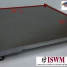 3'x3' (36"x36") Stainless Steel Floor Scale & Indicator | Wash down | 5,000 lb