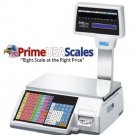 CAS CL5000R-30 CL 5000 Series Pole Model Label Printing Scale, 30lbs/15kg