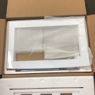 GE JX830DFWW 30" Deluxe Trim Kit for Countertop Microwave: White