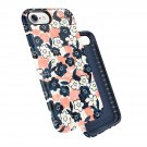 Speck Presidio Inked iPhone 7 Case, Floral Peach & Marine Blue