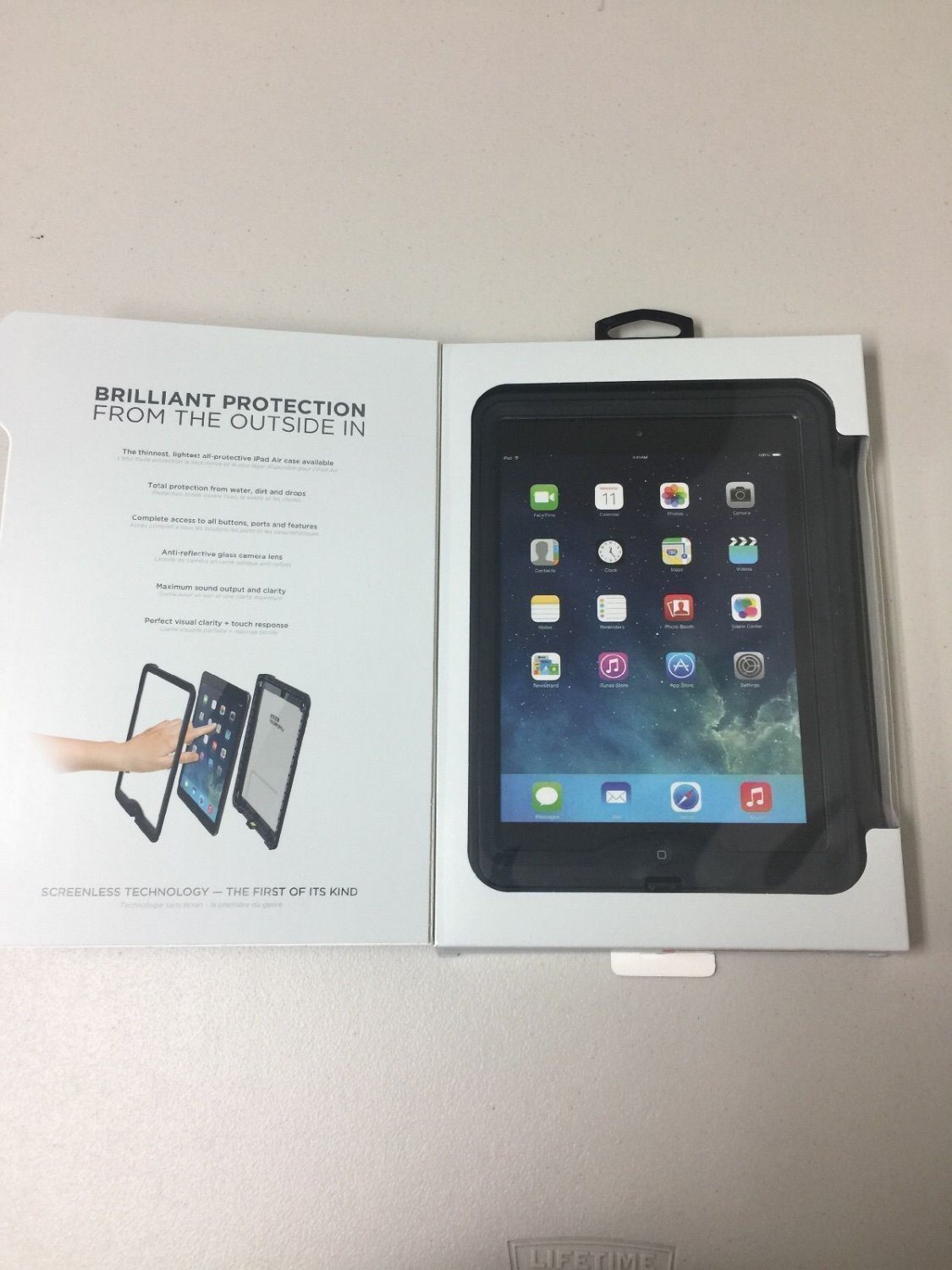 Life Proof NUUD iPad Air 1st Generation Waterproof Case Black