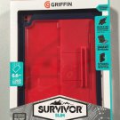 Griffin - Survivor Slim Protective Case for 9.7" iPad Pro Red, Blue