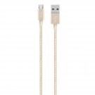 Belkin Metallic Premium Micro-USB 4FT Sync & Charge Braided Cable