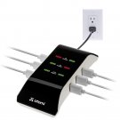 Atomi - 6 Port Desktop Charging Hub - Black