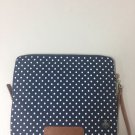 PKG - Slouch Sleeve for 13" Apple® MacBook® Pro - Navy/White PKG LS04-13-DOT