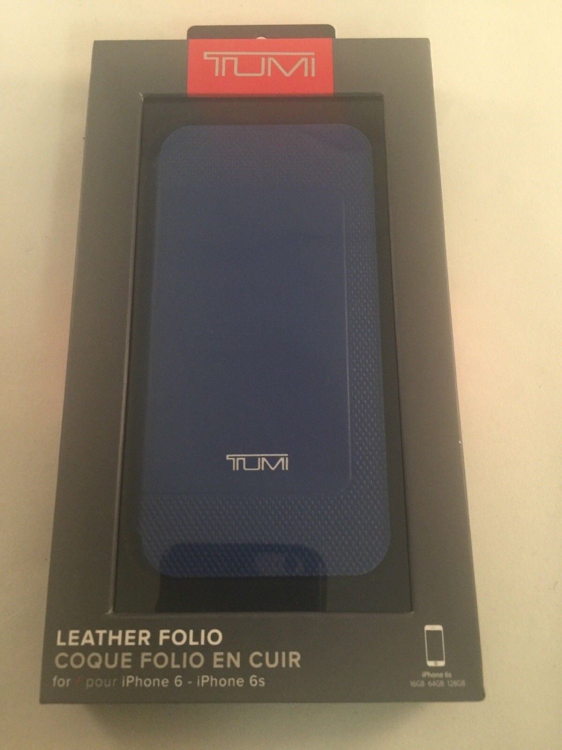 Tumi - Folio Case With Credit card slots for iPhone 6 and 6s - Atlantic Blue NEW