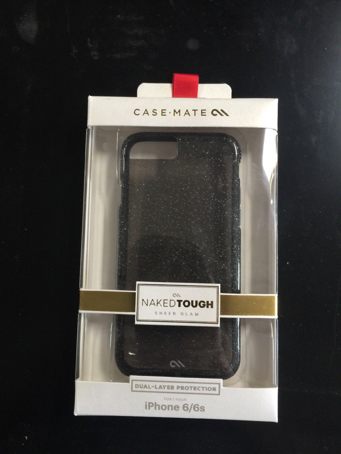 Case-Mate Case Sheer Glam Noir Back Cover for Apple iPhone 6 and 6s CM031457