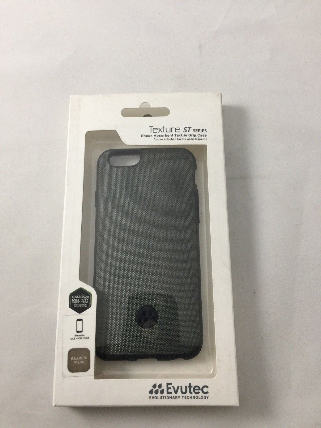 Evutec Carrying Case for iPhone 6s/6 - Shock Absorbing Tactile Grip - Gray