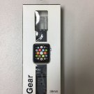iGear 38mm Apple Watch Strap Genuine Leather Slate Apple Watch Band