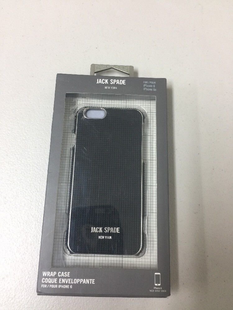 Jack Spade Wrap Case For iPhone6/6s - Varick Black