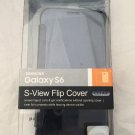 Genuine Samsung Galaxy S6 S-View Flip Soft Shell Cover Case EF-ZG920BBEGUS