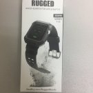 Open-Box Excellent: Exclusive - Rugged Watch Strap for Apple Watch38mm - Black