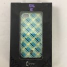 Anna Sui Dual Layer Case for Apple iPhone 5/5S/SE - Blue and Green Plaid